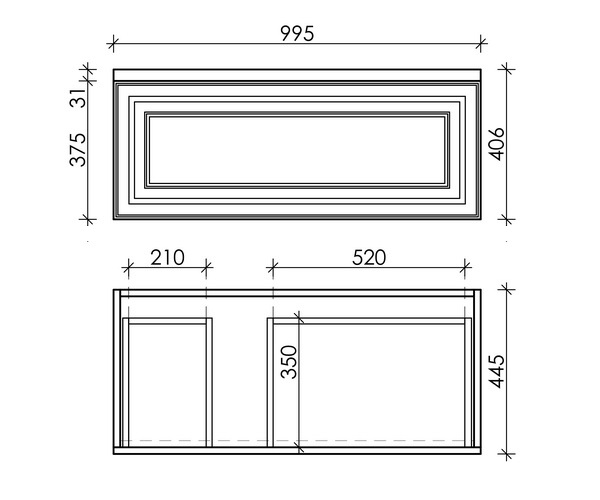 тумба с раковиной SANCOS VERY 100