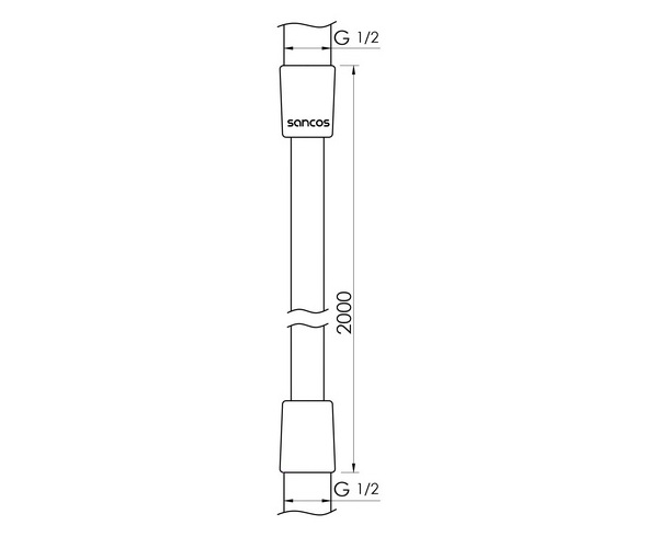 душевой шланг SANCOS 200