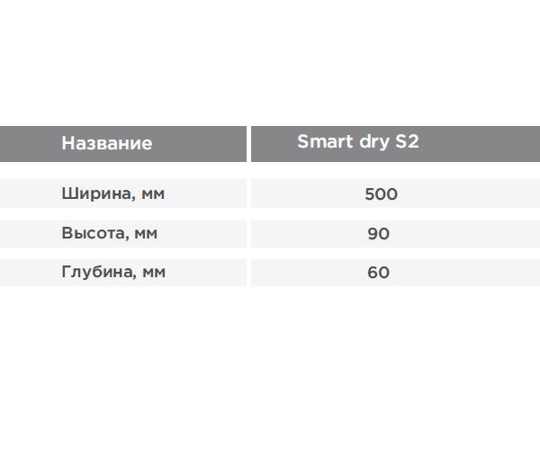 полотенцесушитель TERMINUS ПОЛКА 500х90