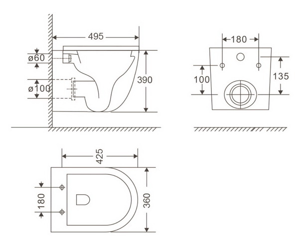унитаз TERMINUS АВРОРА