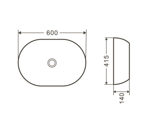 раковина TERMINUS НОТО 60