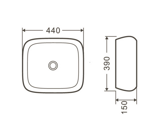 раковина TERMINUS НОТО 44