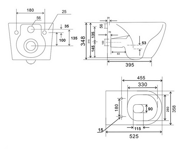 унитаз VECONI ENTO