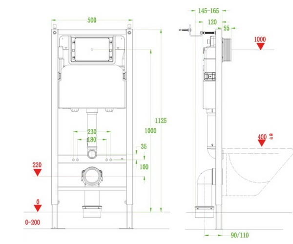 инсталляция VECONI FRAME V600