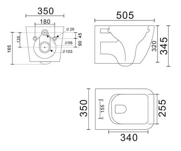унитаз VECONI PULO