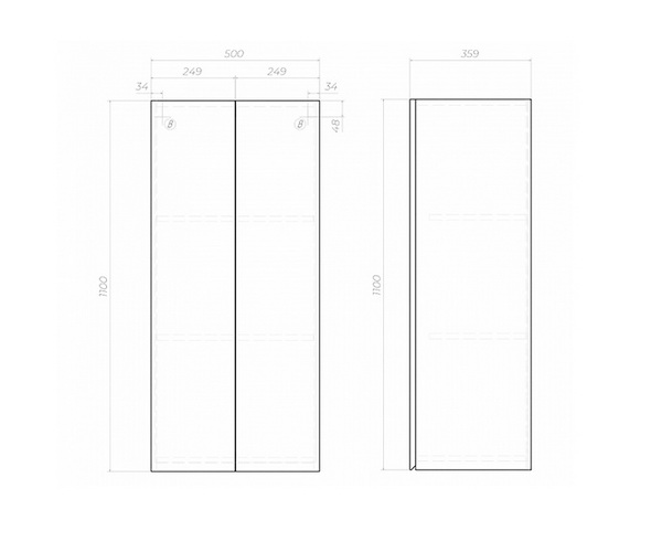 шкафчик VIGO WING 50