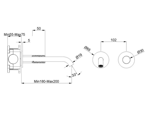 смеситель для раковины VINCEA AURA