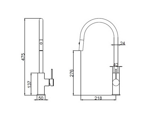 смеситель для кухни VINCEA CITY