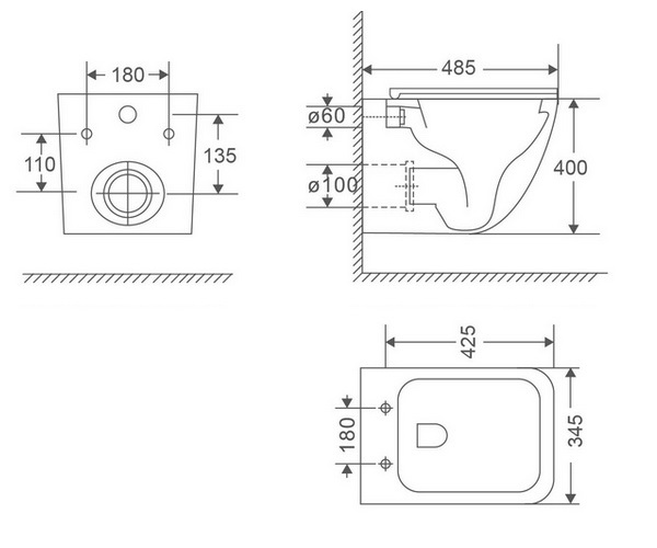 унитаз VINCEA TORNADO DEMI