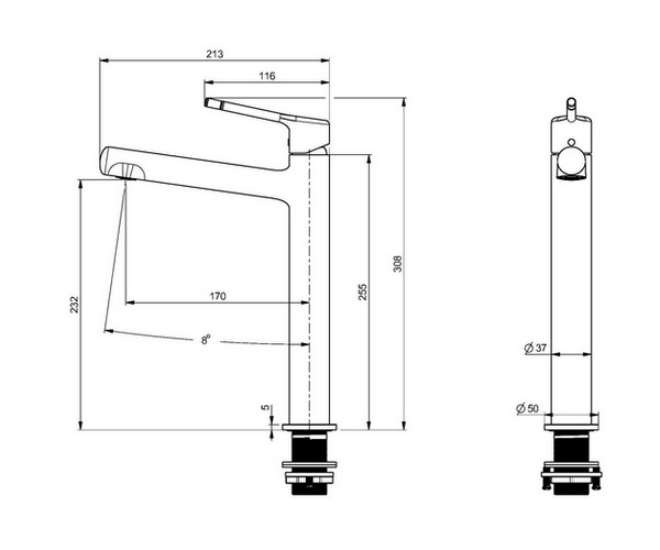 смеситель для раковины VINCEA FEERIE