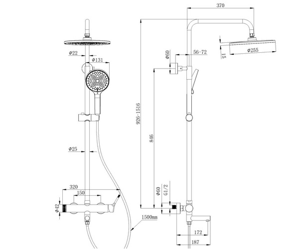 душевая система VINCEA FEERIE