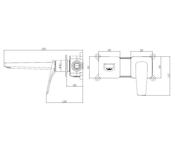 смеситель для раковины VINCEA PURO