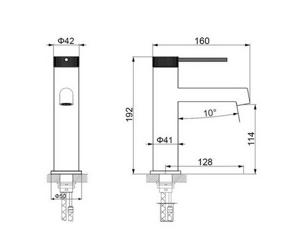 смеситель для раковины VINCEA RIM