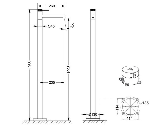 смеситель для раковины VINCEA RIM