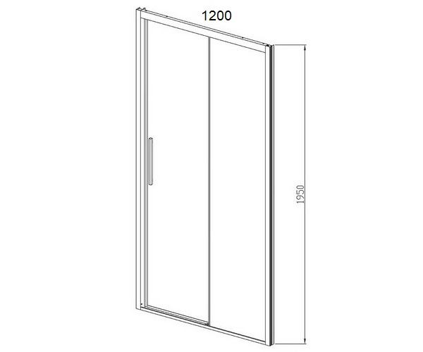 душевая дверь VINCEA SOFT 120