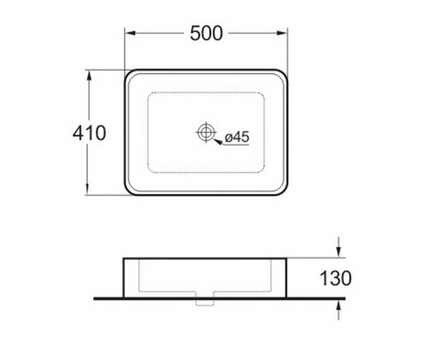 раковина VINCEA VBS-105 50