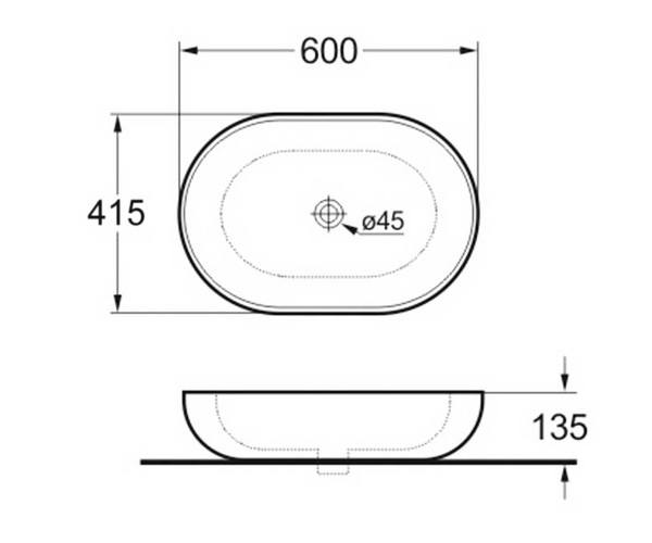 раковина VINCEA VBS-113 60