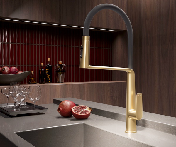 смеситель для кухни VINCEA VKF-118BG