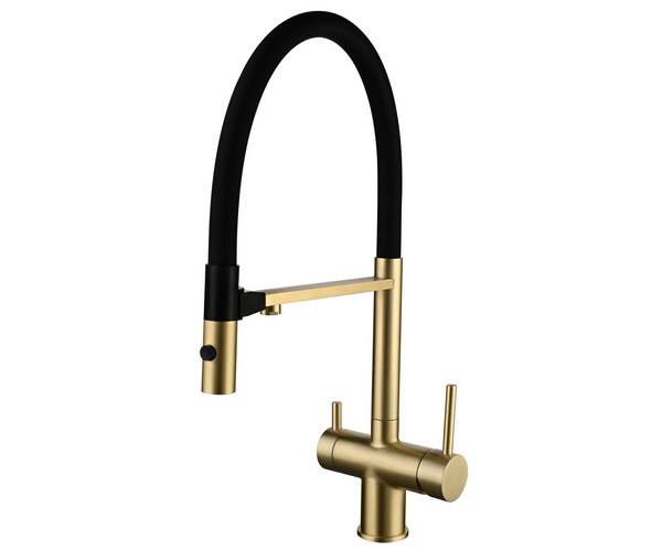 смеситель для кухни VINCEA VKF-120BG с каналом для питьевой воды