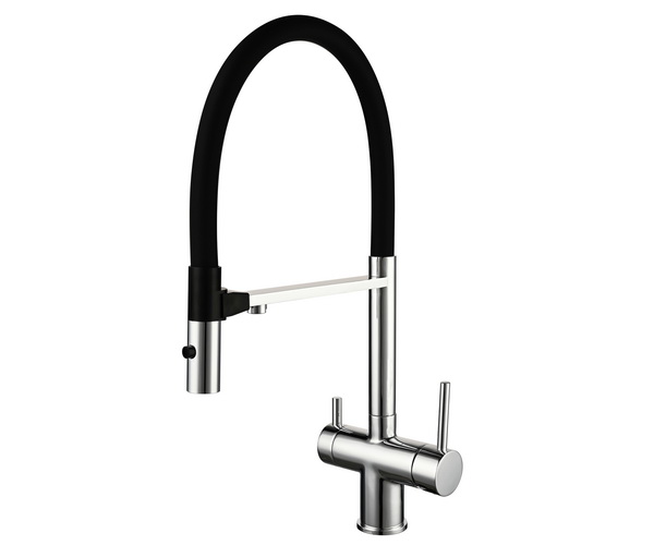 смеситель для кухни VINCEA VKF-120CH с каналом для питьевой воды