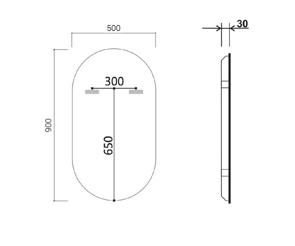 зеркало VINCEA VLM-3AU900 50