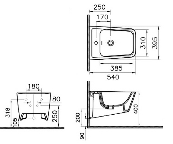 биде VITRA EQUAL