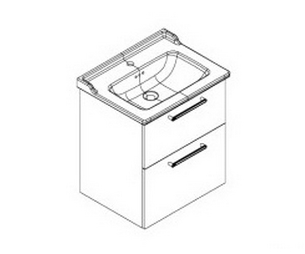 тумба с раковиной VITRA ROOT 60