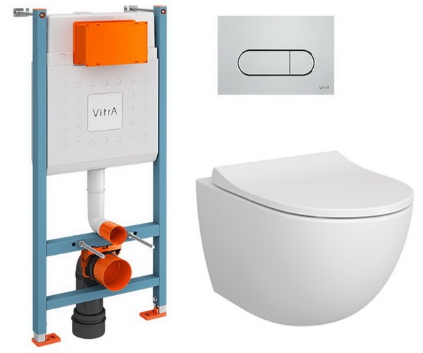 инсталляция и унитаз VITRA SENTO