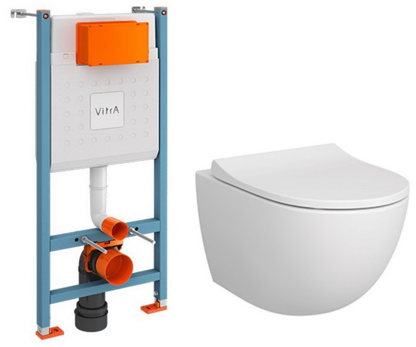инсталляция и унитаз VITRA SENTO