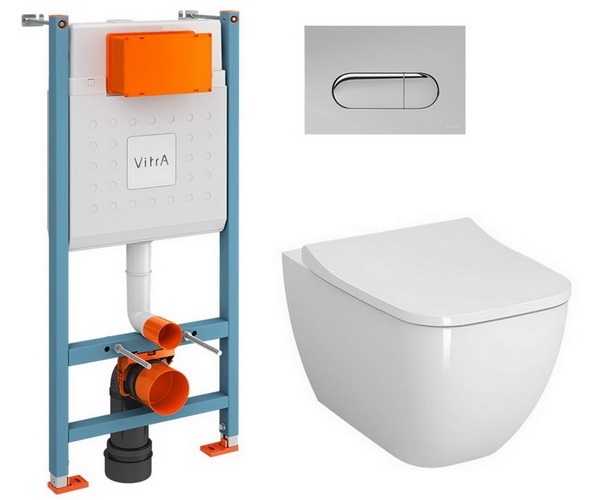 инсталляция и унитаз VITRA SHIFT
