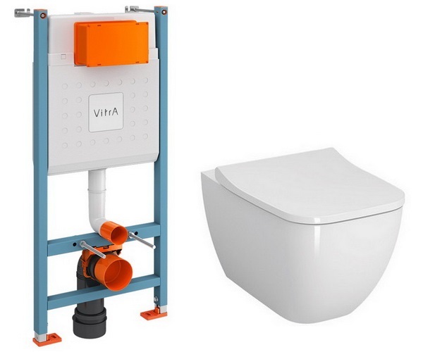 инсталляция и унитаз VITRA SHIFT