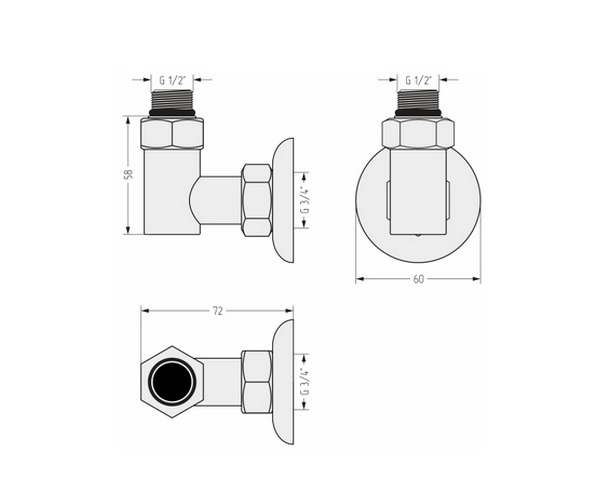 угловое соединение СТИЛЬЕ