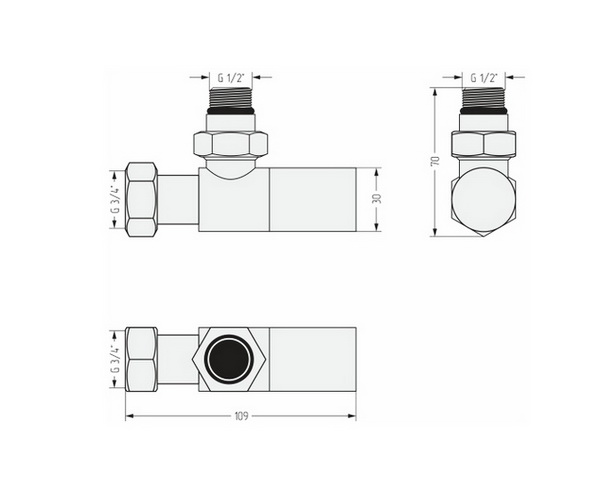 угловой вентиль СУНЕРЖА